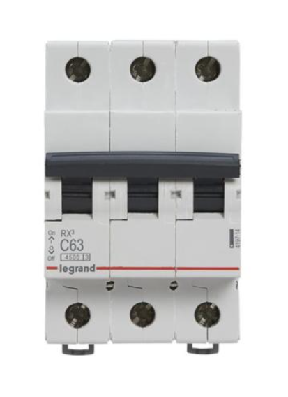 Motor Protection Circuit Breaker Legrand MPX3 63H, 3P, 63A